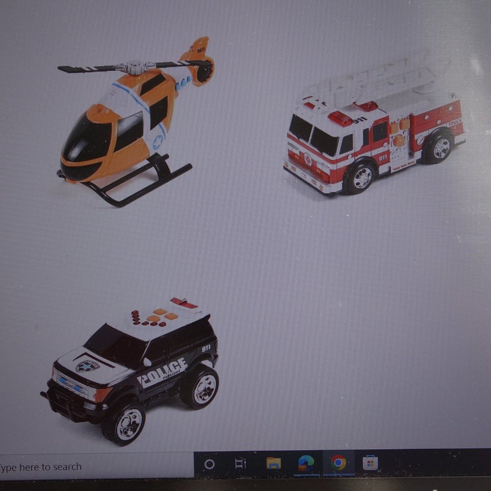 Maxx Action 3-Pack Fire & Rescue Die-Cast Vehicle Set for 3+ Years old New